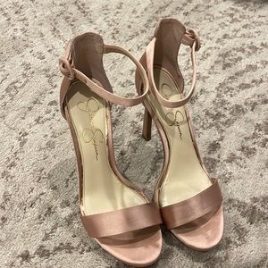 Jessica Simpson Rose Gold High Heels